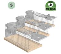 Piège à Souris Humane Cage Amélioré Seulement Pour Les Petits Rongeurs, No Kill, Efficace, Réutilisable (3 pièces)