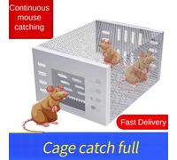 Piège à souris non cubique,grand espace,piège à souris continu,boîte à appâts pour souris,attrape-rats,artefact en métal,coffre-fort pour la maison - Type A