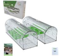 Piège A Souris Rat Vivant Transparent Sans Cruauté. Puissant, Efficace Réutilisable.Cage Anti Rongeur Pour Attraper Mulot Nuisible