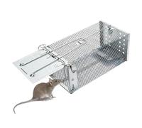 Piège à Souris réutilisable en métal Piège à Souris Domestique continu, Grand Espace, Cage à Rats Automatique, Outil sûr et piège à Souris, 1 pièce