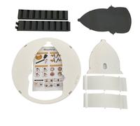 Piège à Souris Réutilisable en Plastique avec Couvercle E27,Humain ou Létal,Multi Prise,Réinitialisation existent,à Glissière Rabattable - Type white-1pcs