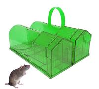 Piège À Souris Sans Cruauté - Pièges À Souris De Cuisine, Boîte De Piège Transparente, Dispositif De Capture De Lutte Antiparasitaire D'intérieur, Kit De Capture De Rongeurs Non Mortel, Outil De Gesti