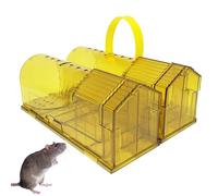 Piège À Souris Sans Cruauté - Pièges À Souris De Cuisine, Boîte De Piège Transparente, Dispositif De Capture De Lutte Antiparasitaire D'intérieur, Kit De Capture De Rongeurs Non Mortel, Outil De Gesti