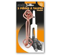 Pièges à taupe ACTO 2 putanges + tendeur + 2 tentes
