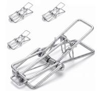Piège à Taupes et Campagnols - Lot de 4 Pièges Professionnels Réutilisables en Acier Galvanisé - sans Produits Chimiques - sans Pétards- Installation Rapide - pour Jardin, Pelouse, Potager et Prairie