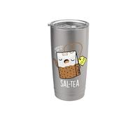 Piège à thé amusant Sal-tea Gobelet isotherme en acier inoxydable double paroi