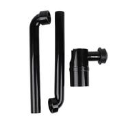 Piège à vidange de lavabo réglable 1/4 pouce Déchets d'économie d'espace pour salle de bain Lavabo réglable Siphon d'écoulement permanent des déchets