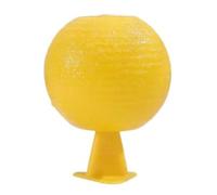 Piège adhésif pour Mouches des Fruits, Boule Jaune avec appât et Double Face, piège jetable pour Mouche de la Nourriture, moucherons, pucerons, mineurs de Feuilles (sans Tige)