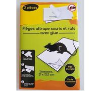 Piège Attrape Souris et Rat Glue 21 x 13.5 cm - Maison Colle Nuisible Rongeur - 481