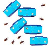 Piege Cafard,10 Pièces Pièges à Cafards,Produit Anti Cafards,Pièges Anti Cafards Blattes,Pièges À Cafards avec Appât