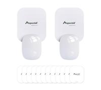 Piège Collant Insectes Volants Intérieur Bleu Lumière UV 12 Packs Plaques Glu Collantes Attrape-Mouches Nuit Maison Blanc Lot de 2