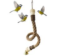 Piège de corde pour oiseaux - 40 x 2 x 2 cm - Jouet suspendu pour oiseaux | Cockatiels Swing Playground | Perchio SWING CAGE PARROT PERchio PARTICE PARTICE PARTICE OUTDOOR CACCHATIEL CACCHATIEL