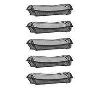 Piège de Couvercle de Registre de Sol, Nettoyage Facile, Bon Filtrage, Conception Universelle Durable, 5 Pièces, Filtre d'aération de Sol Colmatage pour la Maison (4x12 pouces)