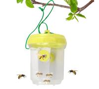 Piège De Guêpe | Hornet Catcher En Plein Air | Dispositif De Contrôle De La Veste Jaune Réutilisable | Trap Pèse En Toute Sécurité Pour La Gestion Du Patio De Gestion Du Jardin Patio Camping Protectio