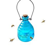 Piège de guêpe, pot en verre de guêpe à la gamme, 3,54x5,51 pouces pouces robustes insectes réutilisables pour jardin extérieur, usage domestique, ferme, arbre, patio, cour, protection contre la mouch
