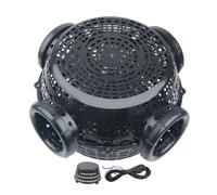 Piège de pêche - Cage de filet à 4 trous - équipement fiable pour attraper des homards de crabes et de petits poissons, accessoire en plein air pour les campeurs familles de pêcheurs et aventures de