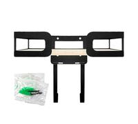 Piège De Planche À Repasser, Support Mural D'économie D'espace, 28,5x14.3x22.1cm, Décoration De Buanderie Et Organisateur D'accessoires, Support Mural En Fer, Avec Accessoire Pour Dortoir À Domi