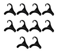 Piège De Sac Noir De 10 Pièces, Cintre De Sac À Main en Plastique sans Trou, Cintre Multifonction, Porte-Bagages Créatif Et Simple De Rangement De Sacs, Crochet De Rangement De Sacs Suspendus.