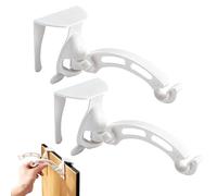 Piège de sac poubelle - Sous porte-sacs à ordures d'évier, 2 pack | Rack de poubelle à déchets suspendus pliable, cadre de sac à ordures en plastique portable, support de récipient à déchets à épargne