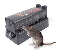 Piège électrique à rats / piège à rats électrique avec porte anti-fuite, type de batterie, convient pour l'élimination des souris, hamsters, campagnols