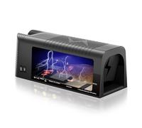 Piège électrique pour souris électrique 2000 V Piège à souris professionnel avec gouttière pour appâts électriques, piège à protection occultante pour rats,