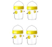 Piege Frelon Asiatique, Piege A Guepes Et Frelons Exterieur À Suspendre Vivant à Double Canal, Kit Piège A Frelon Asiatique Selectif pour Bouteille Plastique Interieur (2pcs/4pcs)