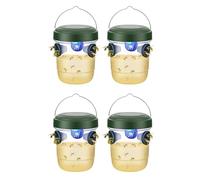 Piege Frelon Asiatique,Piege A Guepes Et Frelons Exterieur À Suspendre Vivant à Double Canal,Kit Piege A Frelon pour Bouteille Plastique Interieur,Cadeaux pour la fête des Abeilles (2)