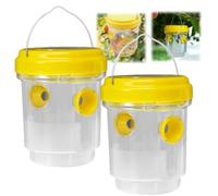 Piege Frelon Asiatique Selectif, Piege Guepes Et Frelons Exterieur, Piege A Guepes Exterieur Tap Trap, Kit Piege A Frelon pour Bouteille Plastique Interieur, Piege Moustique, Mouche, Moucheron