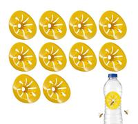 Piege Frelon Asiatique Selectif,Powerful Asian Hornet Trap,Piège a Frelon Asiatique Selectif,Selective Asian Hornet Trap, Hornets, Natural - Reusable, Translucent/Yellow, Suitable for Fruit Flies