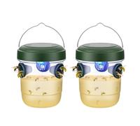 Piege Frelons Asiatique, Piège Frelons Asiatiques Sélectif, Pièges Écologiques Réutilisables pour Guêpes, Protection Jardin Contre Les Insectes Nuisibles (2 PCS)