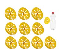 Piège Guêpes Fleurs, 10 Pièces Attrape Frelon Plastique, Piège Leurre Nid Guêpe Fleurs Réutilisable Entonnoir Insectes Volants, Attrape Abeille Bricolage Outils D'apiculture Protection Guêpes
