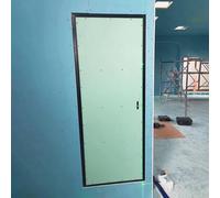 Piège intérieur en aluminium pour porte d'accès à cloison sèche de 40 x 50 à 70 x 150 cm