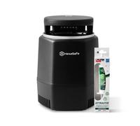 HEXA BY FAVEX - Piège à moustiques d'intérieur Hexasafe - Jusqu'à 40 m² - Gel inclus 3 mois - Silencieux 5W - USB - Fonction UV contre insectes volants (mouches, moucherons) - Noir