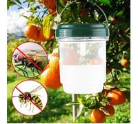 Piège nuisible,Piège à insectes LED solaire pour l'extérieur, guêpes, attrape-abeilles, répulsif d'insectes, rejet de [F105639381]