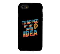 Piégé par ma Propre idée Got Trapped Funny Trap Meme Coque pour iPhone SE (2020) / 7/8