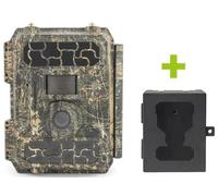 Piège photo OXE Panther 4G et boîte métallique + carte SD 32 GB et 12 piles