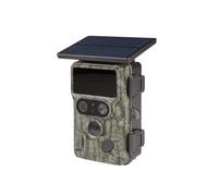 Num'axes Piège photographique PIE1073 – double capteur d'images, Wi‑Fi, panneau solaire intégré