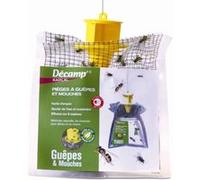 Piège poche avec attractif spécial guêpes et mouches