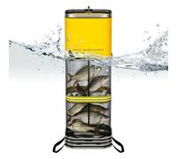 Piège pour Poissons - Filet à appâts pour la pêche au Lancer | Piège épuisette truites - pour Le Kayak, la Berge, Le lac, l'étang, la rivière, la Plage, la Carpe, Le crapet, la