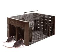 Piège Souris Rats Rongeurs Vivant No Kill Réutilisable Anti-Fuite Brun-RatzFatz