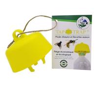 Terra Nostra Piège à Guêpes, Frelons, Mouches des Fruits, Mouches de l’Olivier - Lot de 1 Tap Trap Économiques avec Recettes d’Appâts Incluses