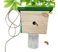 Pièges À Abeilles pour Extérieur,Décor De Jardin en Bois Rustique | Piège À Essaim D'Abeilles Campagnard - pour Jardin, Arbre, Toit, Branches, Terrasse, Porche, Pont, Rucher Et
