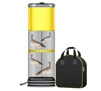 Pièges À Appâts pour La Pêche | Filet De Pêche Carré À Motif Quadrillé | Filet Renforcé pour Écrevisses Panier Garde-Proie pour Débutants en Eau Douce - Crabe, Crevette, Tortue, Usage Quotidien E