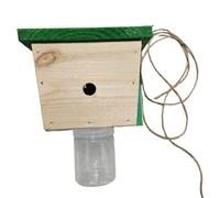 Pièges à bois d'extérieur - décoration de jardin en bois rustique, maison pour charpentier et piège à guêpes | pour l'entretien de patio, cour, jardin, terrasse, arbre, gouttières et