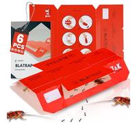 Pièges à Cafards Adhésifs | Capture Physique sans Insecticide, pour Usage Domestique et Commercial - Produit Fabriqué en Italie (6 unités)