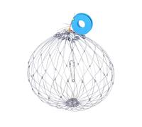 Pièges à crabe - Cage multifonctionnelle standard en acier inoxydable de 52 cm | Catcher de crabe avec filet à ouverture automatique, homard et crevettes | Étang extérieur sur fi