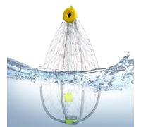 Pièges à Crabes pour la Pêche au Crabe - Casier de Pêche à Ouverture et Fermeture Automatique - Accessoire de Capture pour Homards Crevettes Écrevisses Poissons-Appâts,Homards, Crevettes, Vairons En E