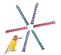 Pièges à Doigts Chinois pour - Jouet interactif Bois et Feuille de Palmier 15x1,5x1,5 cm, Lot de 6 pièces, Facile à Utiliser, coloré et Portable | Convient également comme Jouet à masticar