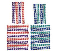 Pièges à Doigts en Bambou Doux et Naturel, Jouets à Mâcher pour Oiseaux pour Fêtes d'enfants, Lot de 24 pour Améliorer la Relation Parent-Enfant, Accessoires de Jouets pour Oiseaux, Longueur