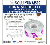 Pièges à glu - ruban adhésif double face - Sol dur - The BUGO